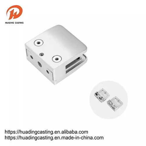 304 316 Clemă de balustradă din sticlă pătrată din oțel inoxidabil